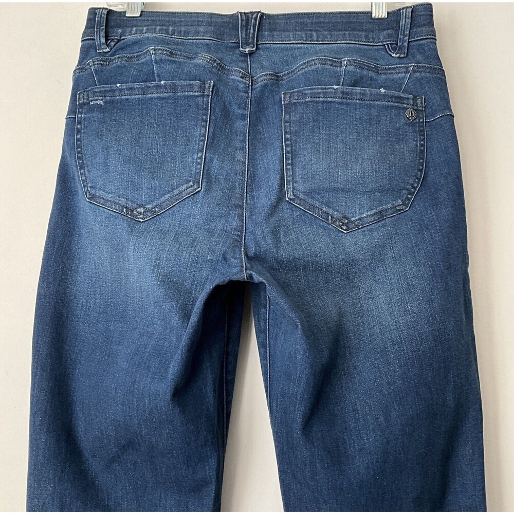 Democracy Straight Leg Ab Solution Curve Equality Jeans Blue 12 - Picture 9 of 11